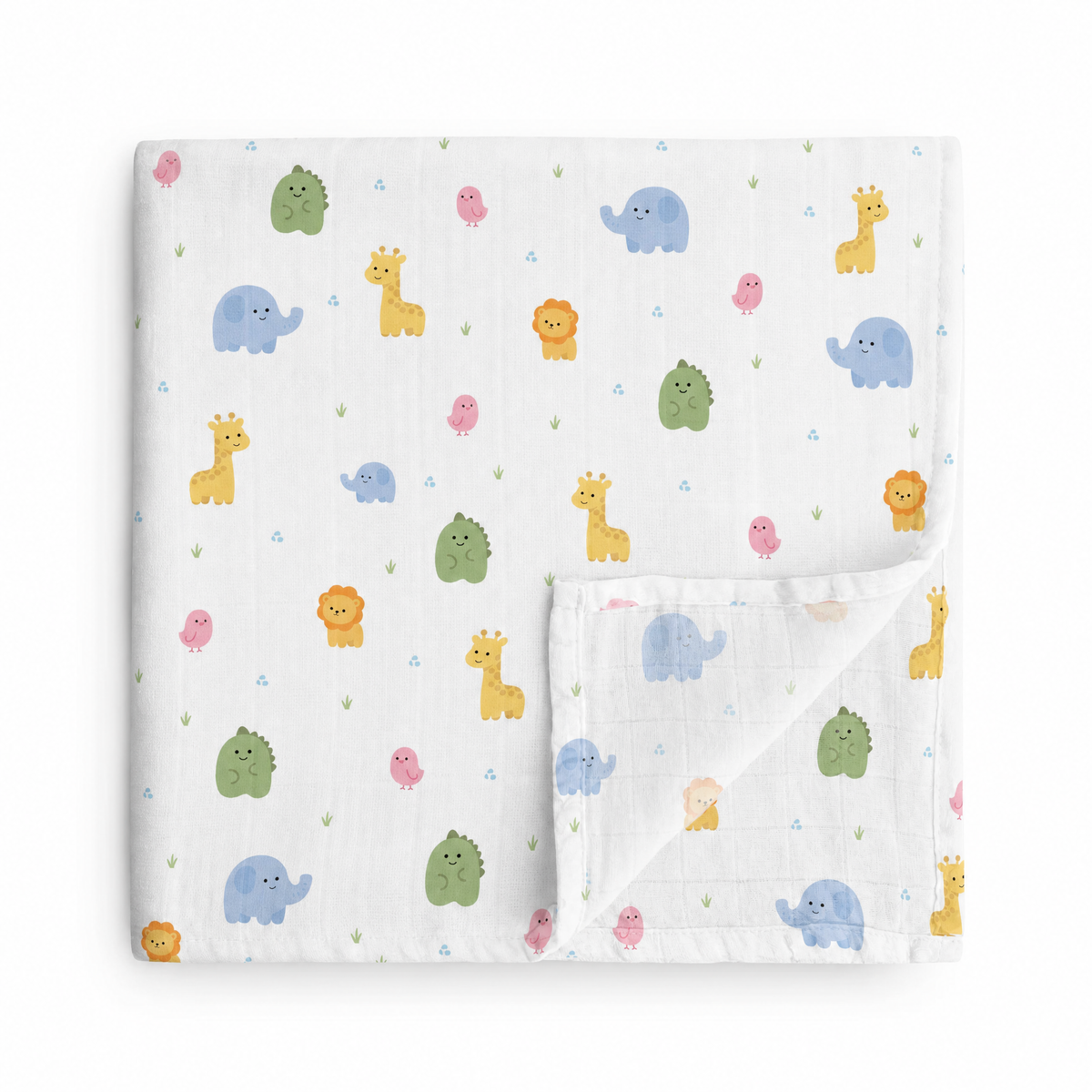 dotty Friends Bamboo Muslin Swaddle