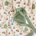 Dino Bamboo Muslin Blanket