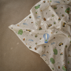 Dino Bamboo Muslin Swaddle
