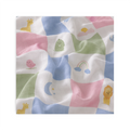 Peekaboo Patch Bamboo Muslin Swaddle