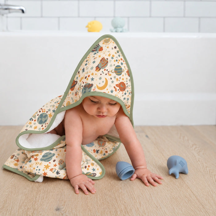 Space Bamboo Muslin Hooded Towel