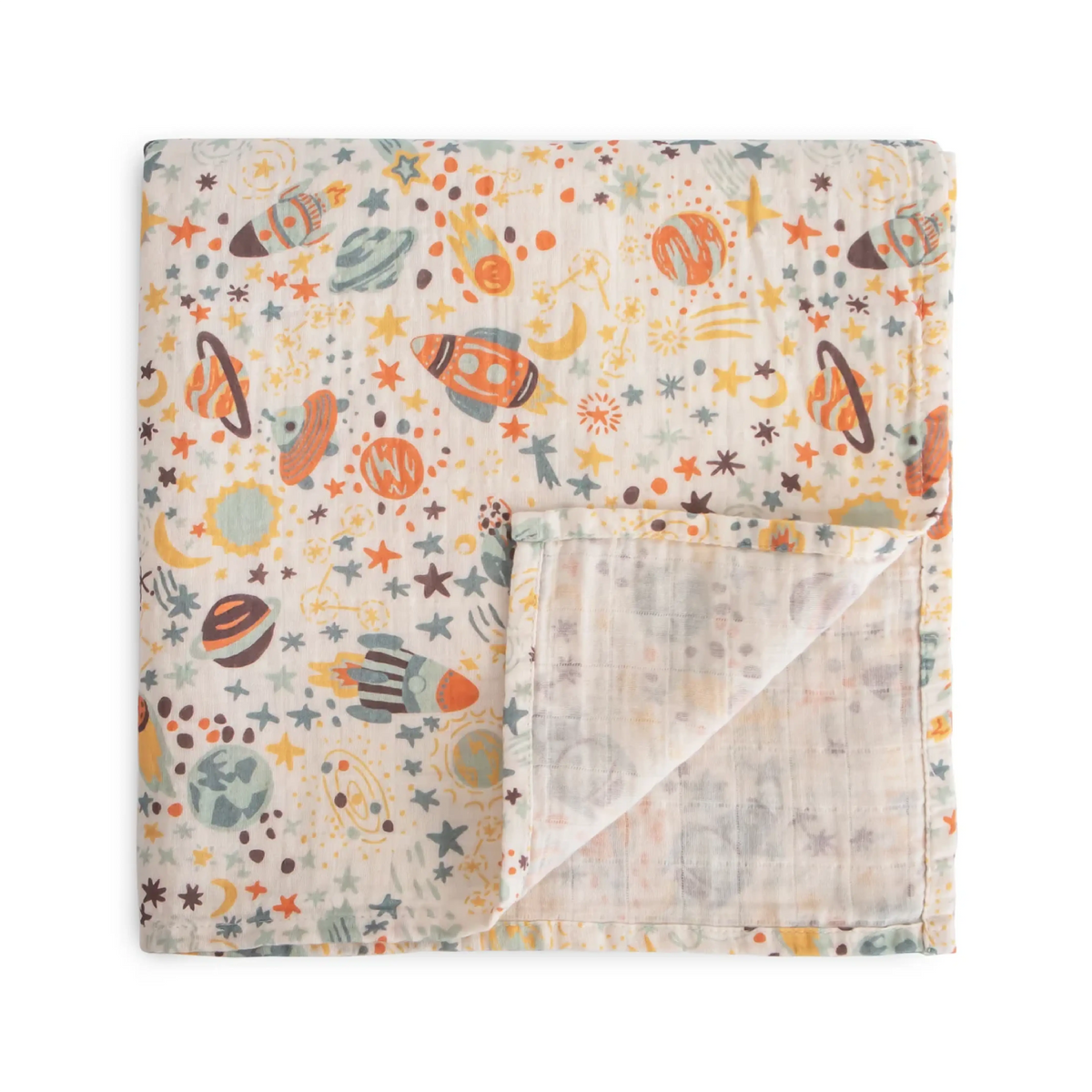 Space Bamboo Muslin Swaddle